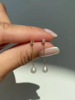 Ellis Pearl Drops (Demi-Fine)