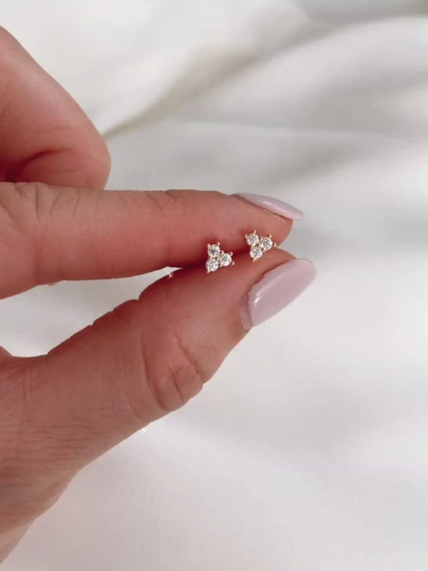 Kara Studs (Demi-Fine)