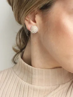 Pearl Pave Studs