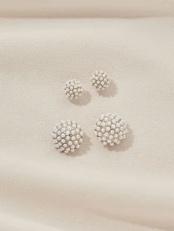 Pearl Pave Studs